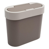 Lixeira De Pia Flat Coza 2 8l Cinza