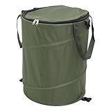 Lixeira Dobrável Para Camping Lixeira Dobrável De Grande Capacidade De 10 Galões 37L Lata De Lixo Pop Up De Tecido Oxford 600D Com Tampa E Alças Recipiente Utilitário Para