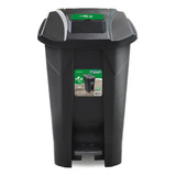 Lixeira Grande Contêiner 120 Litros Roda Pedal Tampa Click
