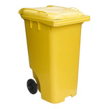 Lixeira Grande Contentor De Lixo Com Rodas 240 Litros