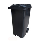 Lixeira Grande Contentor De Lixo Com Rodas 240 Litros Vm