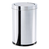 Lixeira Inox C/ Tampa Basculante 21,2 Litros 3032/203 Brinox Cor Inox