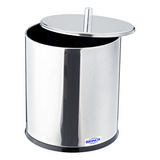 Lixeira Inox Com Tampa 5 4l Lixeira Banheiro Cozinha Brinox