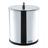 Lixeira Inox Com Tampa Brinox Lixeira Para Banheiro Cozinha