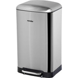 Lixeira Inox Retangular 30l