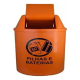 Lixeira Para Descarte De Pilhas E Baterias De 12 Litros