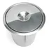 Lixeira Pia Cozinha Embutir 5l Inox Não Enferruja Cor Inox Polido