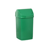 Lixeira Plastica 50 Litros Tampa Basculante Vai Vem Verde