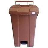 LIXEIRA PLASTICO 100L COM PEDAL QUADRADA MR UN JSN
