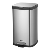 Lixeira Quadrada Inox Pedal Balde Frame 20 L 3066 101 Brinox