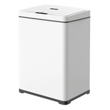 Lixeira Retangular C Sensor Automática 50l Inox Globalmix Cor Branco
