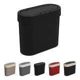 Lixeira Slim Flat Pia Cozinha Bancada Lixo Banheiro 2 8 L
