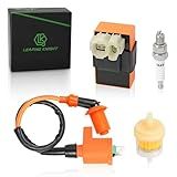 LK LEAPING KNIGHT CDI Ignition Coil A7TC Spark Plug Performance AC For GY6 50cc 125cc 150cc 4-stroke Engines Scooter ATV Go Kart Moped Quad Go Kart Pit Dirt Racing BikeL8