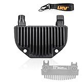 LKV 74631-08 Retificador Regulador De Tensão Compatível Com Harley Davidson Dyna 2008-2017 Switchback Fat Bob Street Bob CVO Low Rider Super Glide Custom- Substitui - 74631-08 74631-08A
