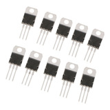 Lm7805 Regulador De Tensão Voltagem 5v Kit Com 10 Peças