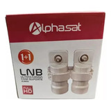 Lnb Duplo Kit Carona 1x1 2 Saidas Universal Banda Ku