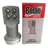 Lnbf Quadruplo Banda Ku Universal Para Até 4 Receptores