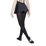 Lobinha Ballet Meia Calça Meninas Preto Black G