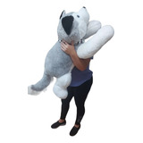 Lobo Lindo Cachorro 1 Metro Husky Siberiano Pelúcia Gigante