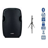 Locação Caixa Ativa 12 Polegadas 1000w C  Bluetooth Pedestal