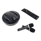 Locação Videokê Karaokê C  600 Músicas Microfones E Pedestal