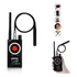 Localizador Rastreador Detector Câmera Gps Vassourinha Rf Cor Preto