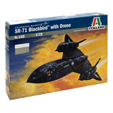Lockheed Sr 71 Blackbird With Drone 1 72 Italeri 145