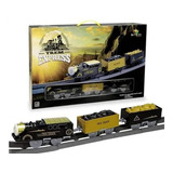 Locomotiva Trem Express Trenzinho Infantil A Pilhas 28pç