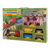 Locomotiva Trem Expresso Miniatura Infantil Réplica