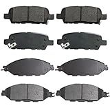 LODGE Conjunto De Pastilhas De Freio De Cerâmica De Fibra De Carbono Dianteiro Conjunto De Pastilhas De Freio De Caminhão E Reboque Para Infiniti Jx35 2013 Infiniti Qx60 2014 2019 Murano 2015 2019 