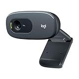 Logitech C270 720p 1280 X 720 Pixels- 1280 X 720pixels USB 2-0 Webcam - Black Webcams -3 MP- Clip- USB 2-0- Black-