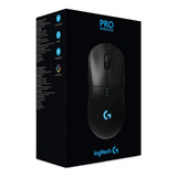 Logitech G Mouse Gamer Sem Fio Pro Wireless Lightspeed Rgb Cor Black