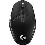 Logitech G Mouse Para Jogos Sem Fio 303 Shroud Edition LightSpeed HERO 25K 25 600 DPI 75 Gramas 5 Botões PC Preto