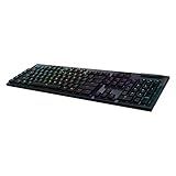 Logitech G915 Keyboard De Jogos Mecânicos Sem Fio Clicky Preto