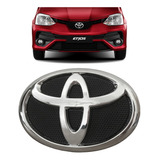 Logo Sigla Dianteiro Cromado Toyota Etios