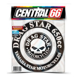 Logo Yamaha Drag Star Filtro De Ar Resinado Adesivo 3d