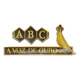 Logomarca Abc A Voz De Ouro emblema Logotipo 