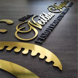 Logotipo Letreiro Personalizado Em Mdf 6mm 180cm X Proporção