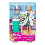 Loira Dentista Profissões Barbie Mattel Dhb63 hkt69