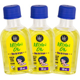 Lola Cosmetics Argan Oil Óleo Capilar 3 Itens