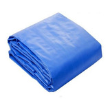 Lona 10x15 Barraca De Feira Azul 300 Micras Impermeável