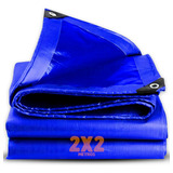 Lona Azul Carreteiro Camping Piscina Impermeável 75g 2x2