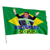 Lona Banner Brasil Bolsonaro 2022 Modelo 2 70x50cm