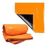 Lona Capa 3x2 Cargo Laranja preto Carretinha Reboque