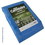 Lona Carreteiro 6x5 Leve Azul 100 Micras Multiuso Impermeável