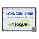 Lona Com Impressão Digital Personalizado Com Ilhos De 1x1