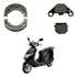  Lona De Freio + Pastilha De Freio Para Suzuki Burgman 125 