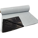 Lona Dupla Face Preta Branca Envio Imediato 10x15m 200micra