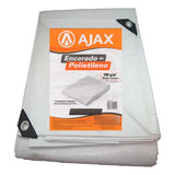 Lona Encerado Polietileno 6 X 4 Branca 150 Micras Ajax
