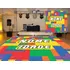 Lona Para Festa Pista De Dança Decoração Lego Nome 1,5mx1,5m